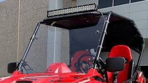 Trailmaster Go Kart and Side by Side Windshield (XRX, XRS, Blazer, Cheetah, Challenger)