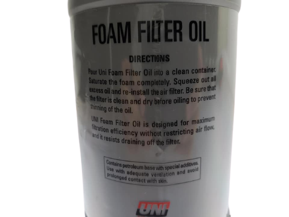 UNI Filter Oil in a Bottle