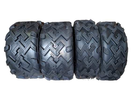 Full Set (4) Go-Kart Bear Claw Tire Set