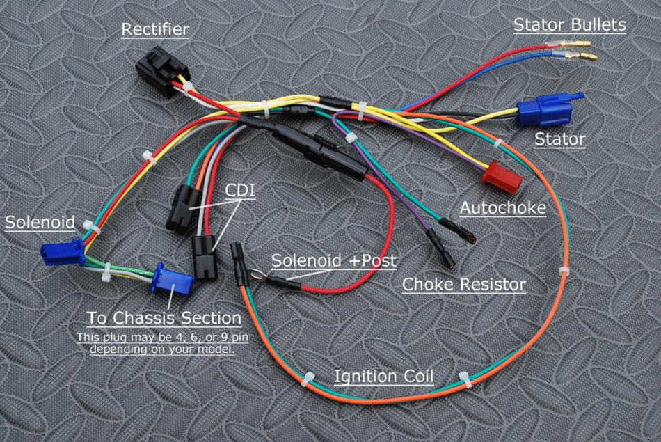 Engine Wiring Harness for Yerf Dog GX150