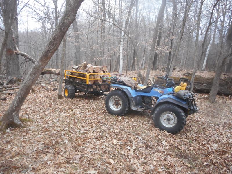 Heavy Duty UTV  Cart / ATV Cart - Tilt Bed - 1400 LB Capacity