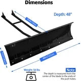 ATV and UTV Universal Snow Plow