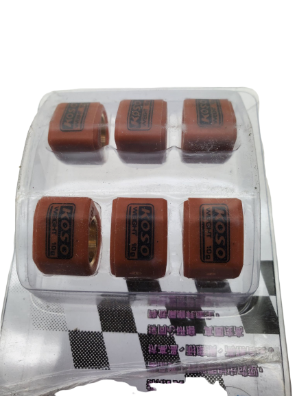 12g Roller Weights for 150cc, 170cc, 200cc