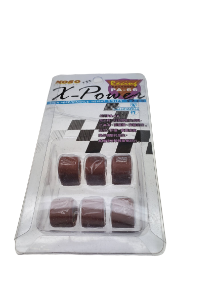 15g Roller Weights for 150cc, 170cc, 200cc