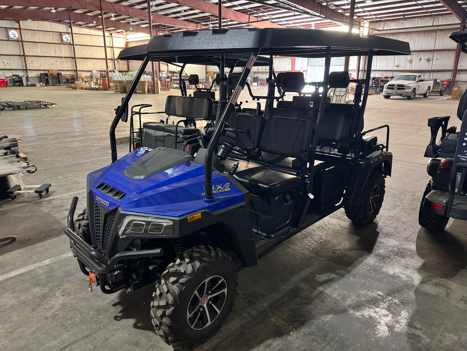 Blue Victory 450 EFI 4X4 6 Seater Golf Cart (Floor Model)