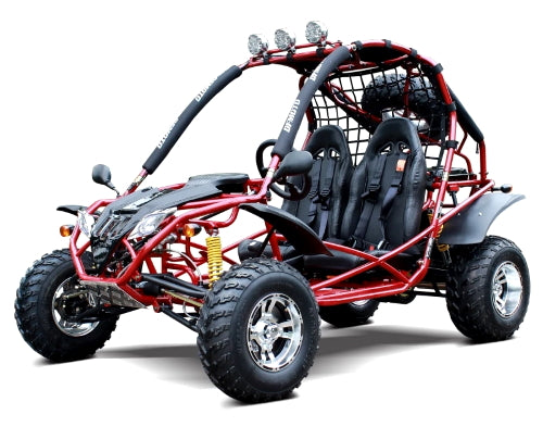 Red Dongfang Falcon Adult Go-Kart Buggy DF200GKA, Big Bore 200 PowerStroke (Overstock)