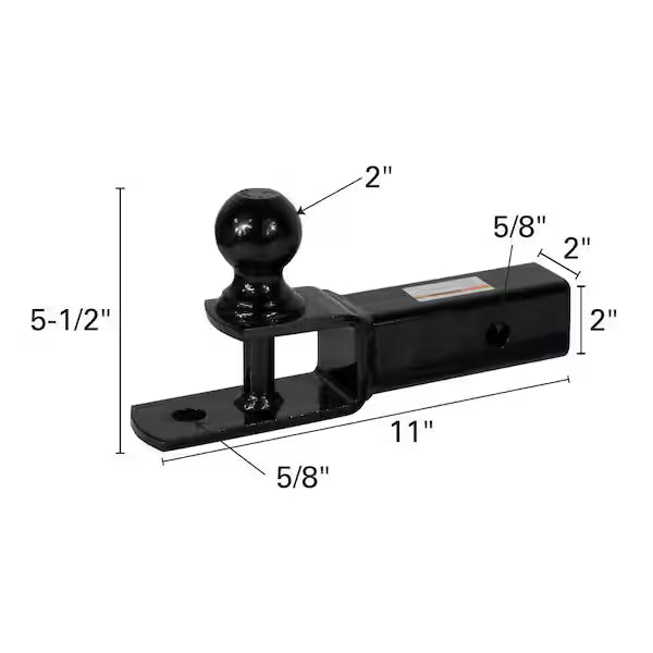 2in 3-in-1 ATV Ball Mount