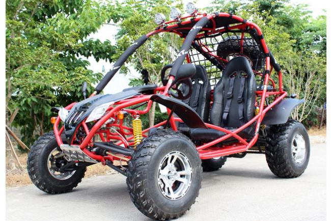 Red Dongfang Falcon Adult Go-Kart Buggy DF200GKA, Big Bore 200 PowerStroke (Overstock)