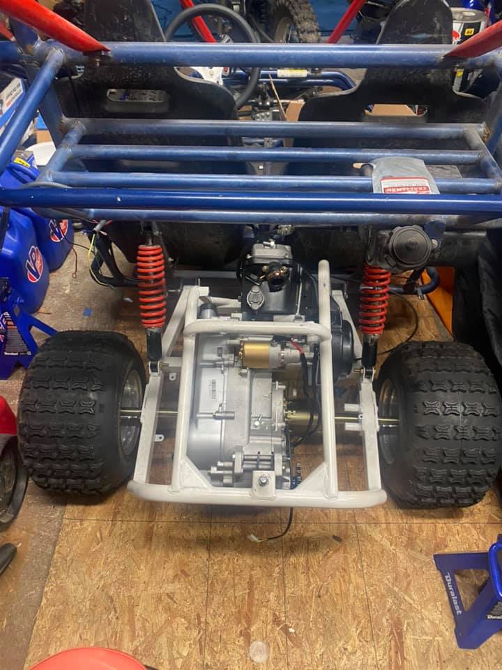 Internal Reverse GY6 Engine for External Reverse GY6 Buggies, 150cc, 1 ...