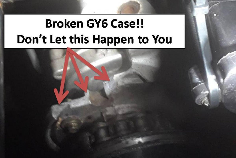 GY6 External Reverse Engine Case Saver Super Duty Chain Tensioner/Engine Mount